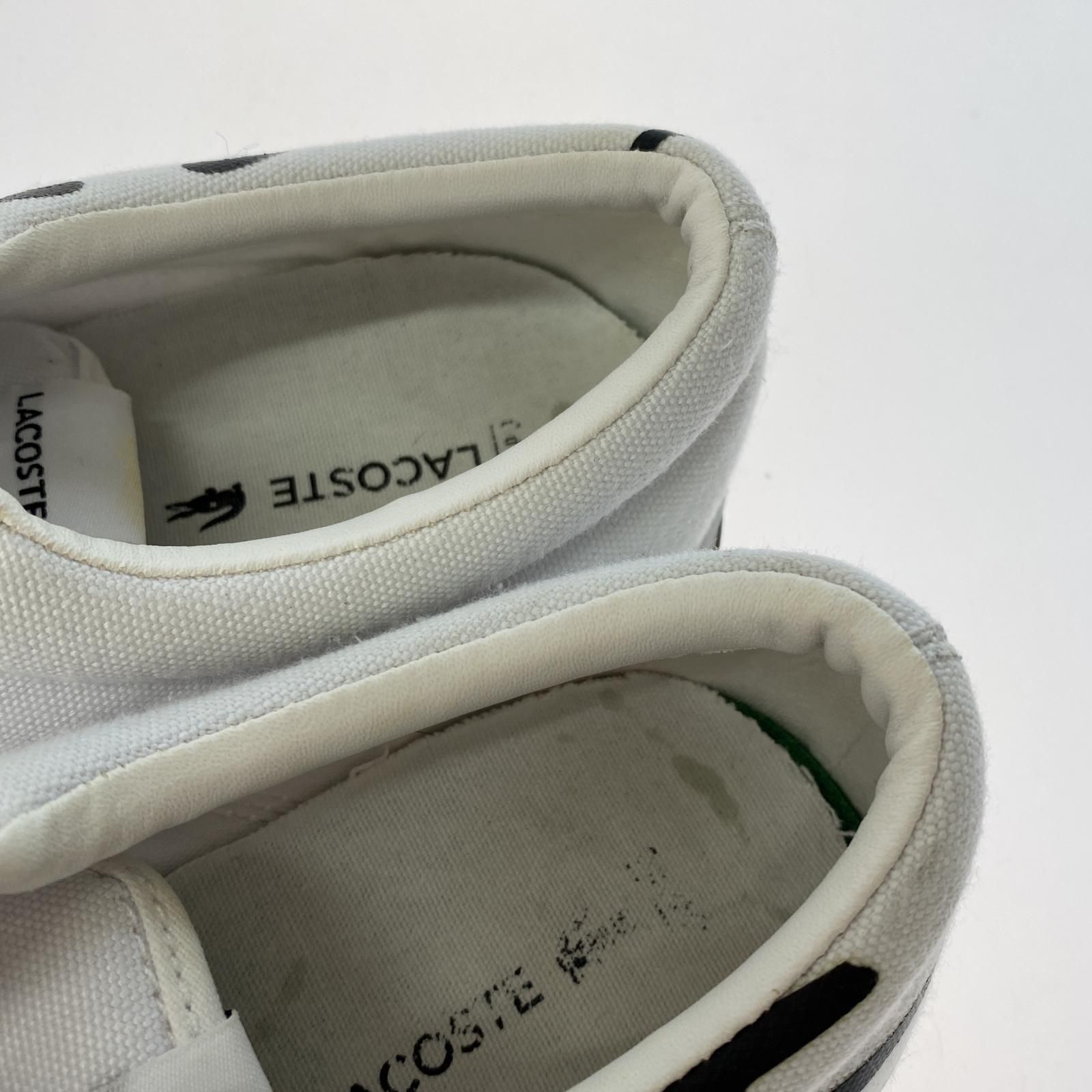 LACOSTE  ラコステ  ローカットスニーカー sizeUSA6/ホワイト レディース