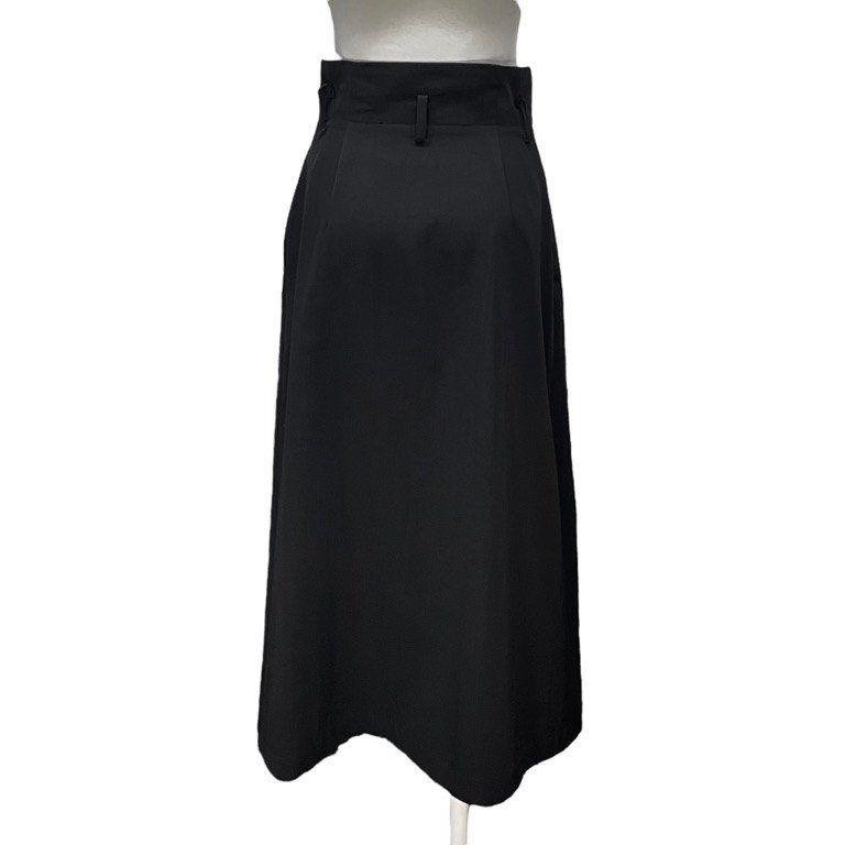 tricot COMME des GARCONS 88SS ウールギャバジンラップデザインアシンメトリーロングスカート Archive 80s レディース SIROKUMA-CORPORATION_COM