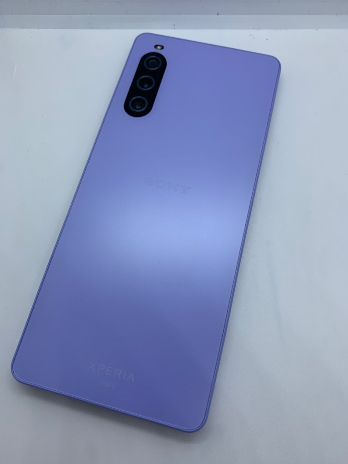 中古品】au Xperia 10 V SOG11 パープル - メルカリ