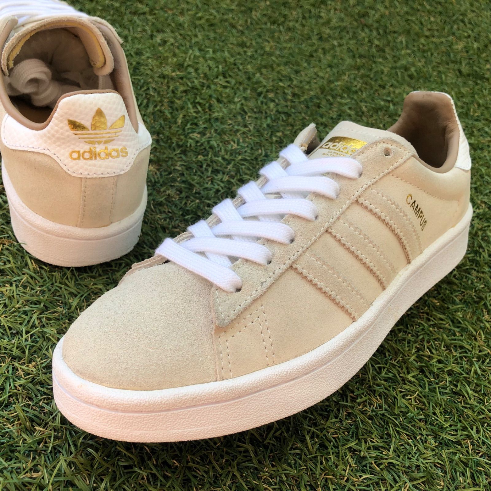 スニーカー美品23 adidas×IENAアディダス×イエナ キャンパス HT649