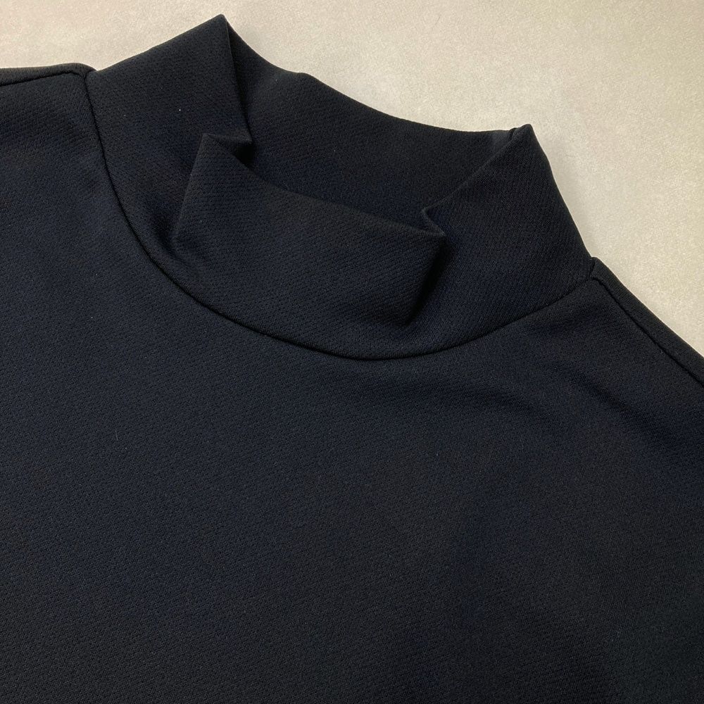 サイズ：1 PGG PEARLY GATES パーリーゲイツ 2024年モデル ハイネック 長袖Tシャツ  ブラック系 [240101421364] ゴルフウェア レディース ストスト サイズ：1 PGG PEARLY GATES パーリーゲイツ 2024年モデル