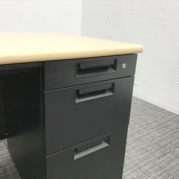 オフィスデスク 3段袖