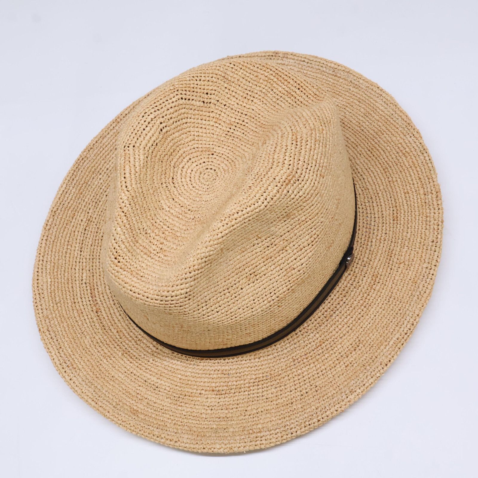 Borsalino ボルサリーノ ストローハット 58cm ベージュ