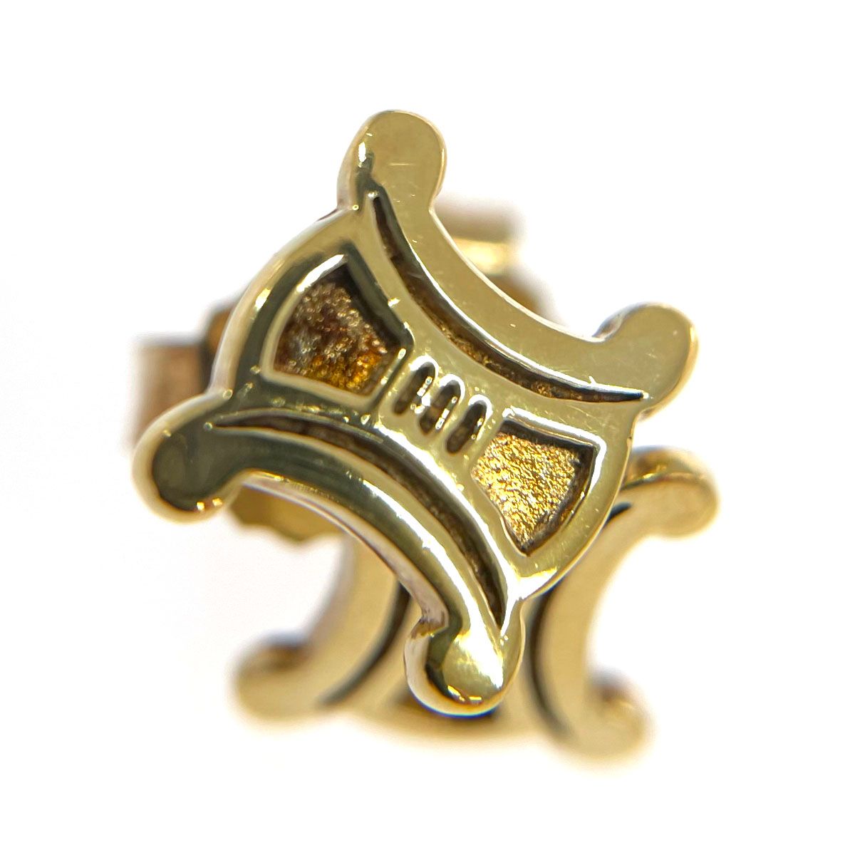 CELINE セリーヌ SVピアス ゴールドカラー 925 レディース マカダム