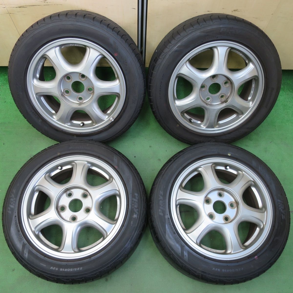 バリ溝！9.5分☆トヨタ JZX90系 ツアラーV 純正 205/55R16 225/50R16