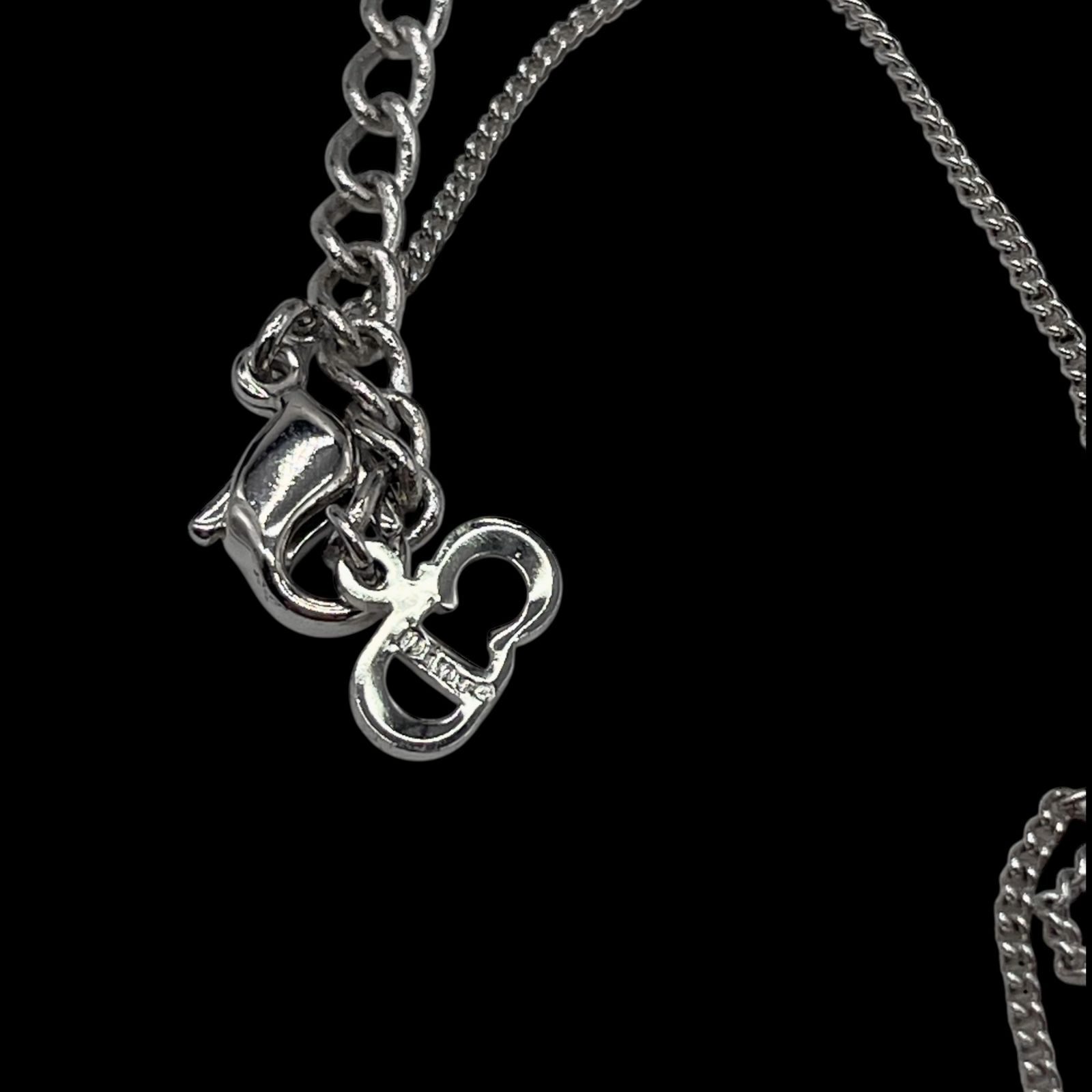 美品 Christian Dior クリスチャン ディオール CD ロゴプレート 