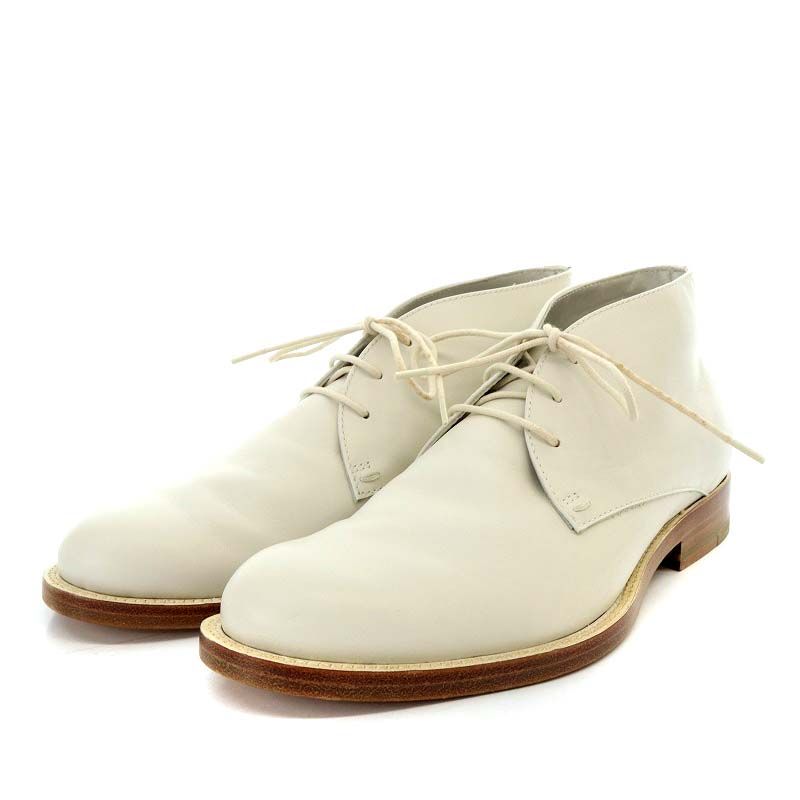 ジルサンダー JIL SANDER チャッカブーツ レースアップ レザー 40 25cm