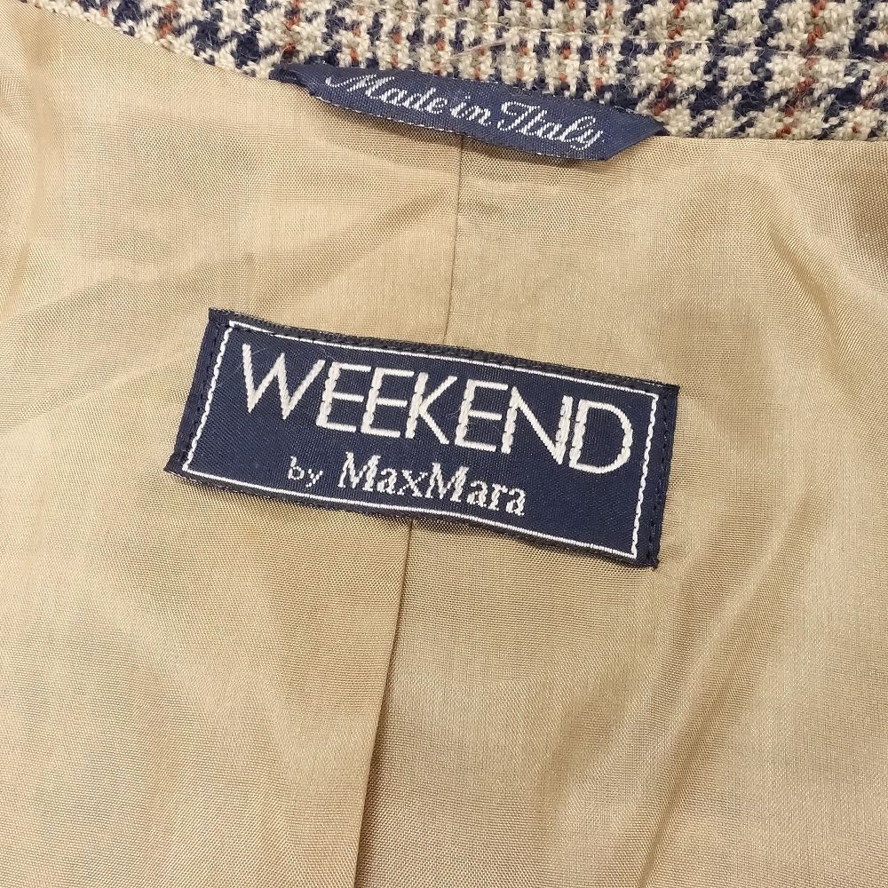 マックスマーラ Weekend Max Mara グレンチェック柄 テーラード