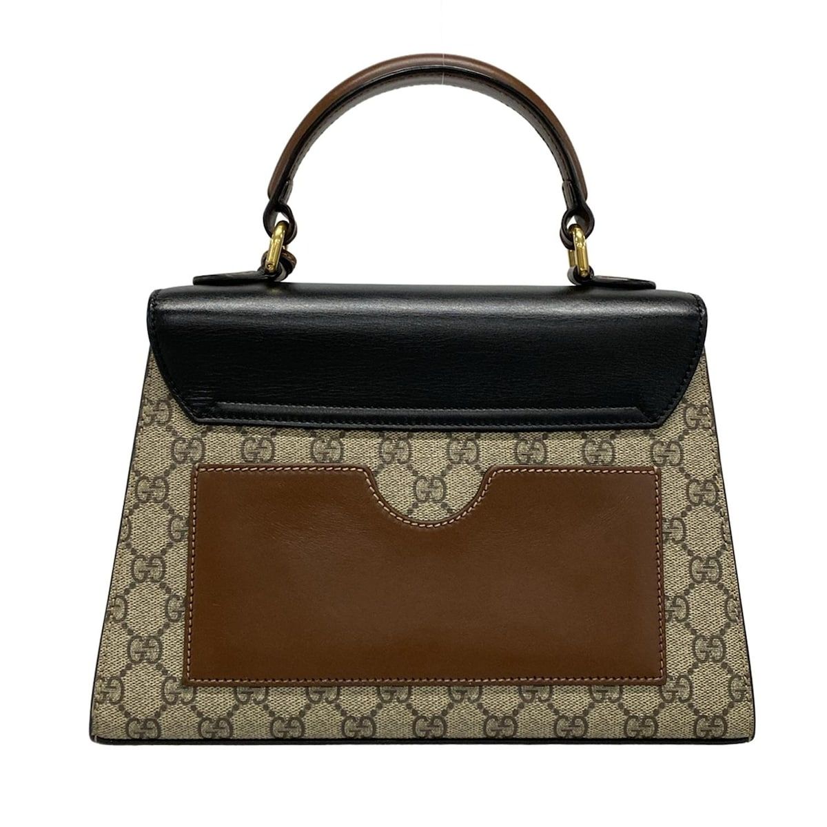 ベージュ×黒×ダークブラウン