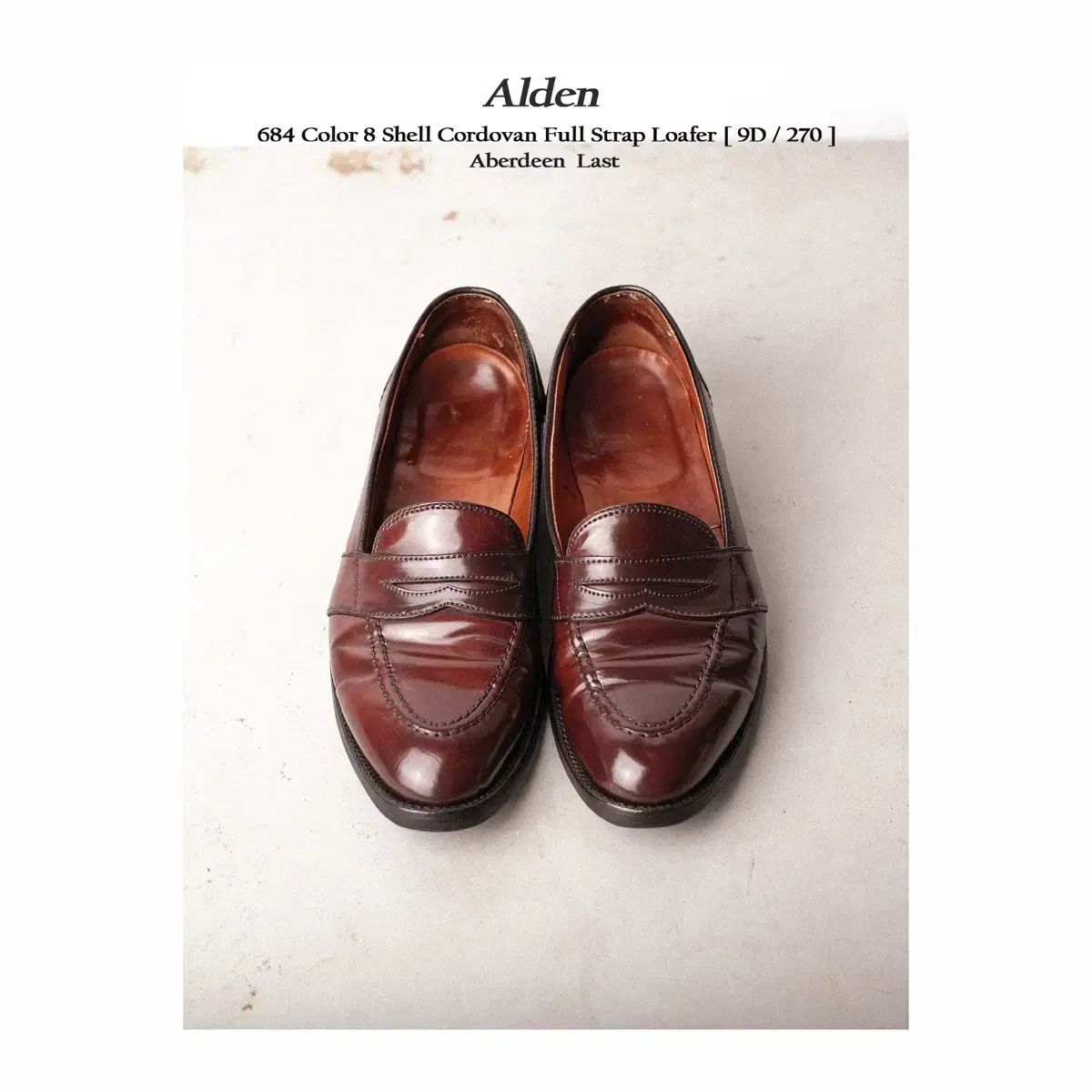 Alden] オールデン Alden コードバン 986 8D バンラスト ジョンロブ 