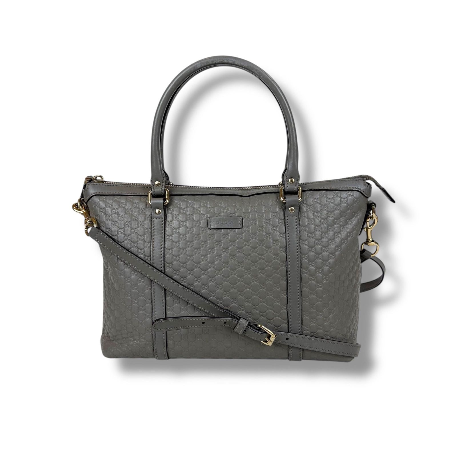 GUCCI グッチ シマレザー 2WAY ショルダーバッグ