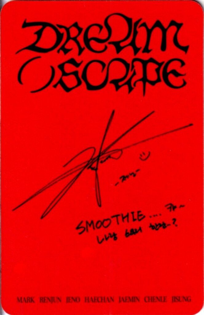 NCT DREAM SMini ver. JENO DREAM( )SCAPE - メルカリ