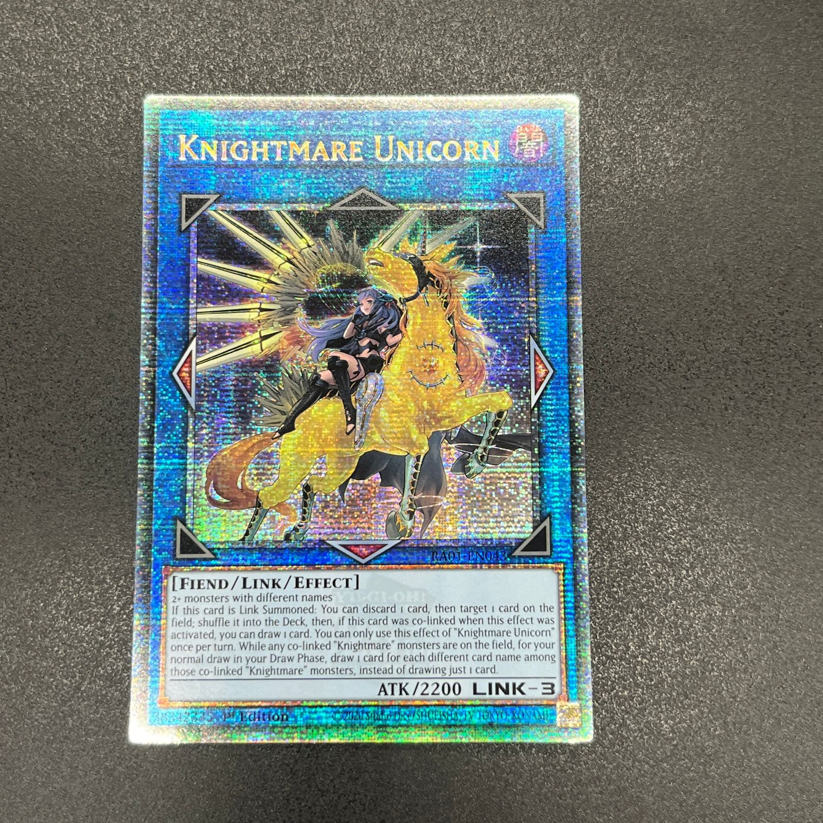 遊戯王 トロイメア・ユニコーン/クオシク/英語/1st/EU版 A - メルカリ