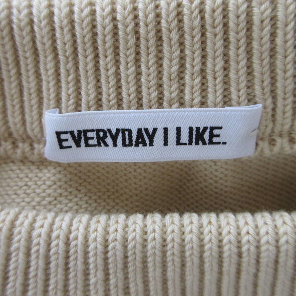 美品 25SS EVERYDAY I LIKE エブリデイアイライク ドゥーズィエムクラス ベーシックニット イエロー レディース 古着 中古 美品 25SS Everyday I Like. エブリデイアイライク