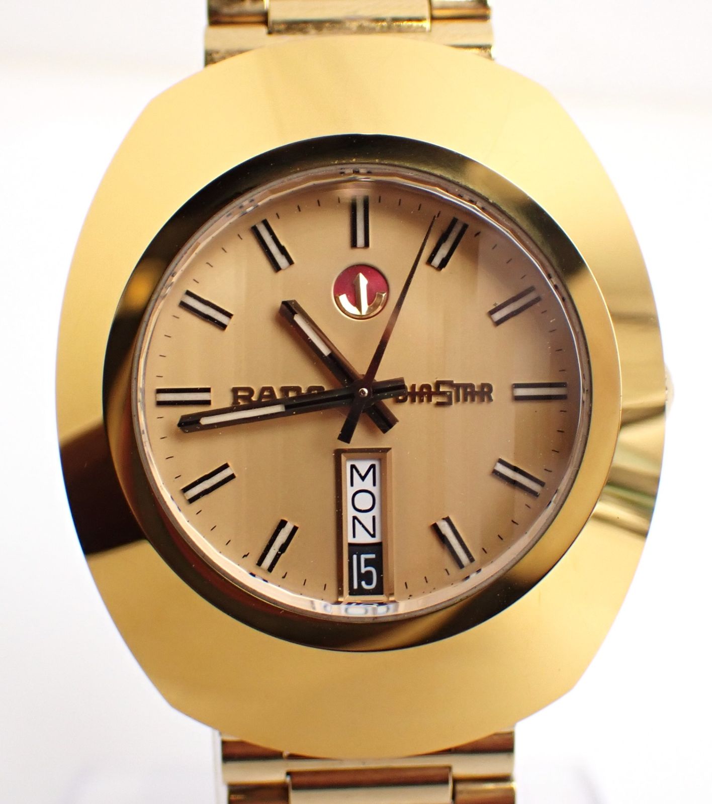 現状 RADO ラドー DIA STAR 648.0413.3 GP|SS AT 自動巻き オートマチック 金メッキ ゴールドプレート メンズ 腕時計