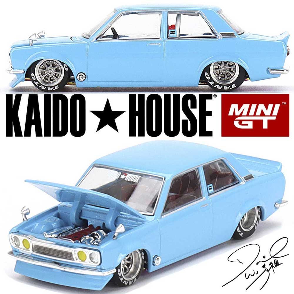 ミニGT 街道ハウス Kaido House ダットサン 510 旧車 新品V2 - RayRay