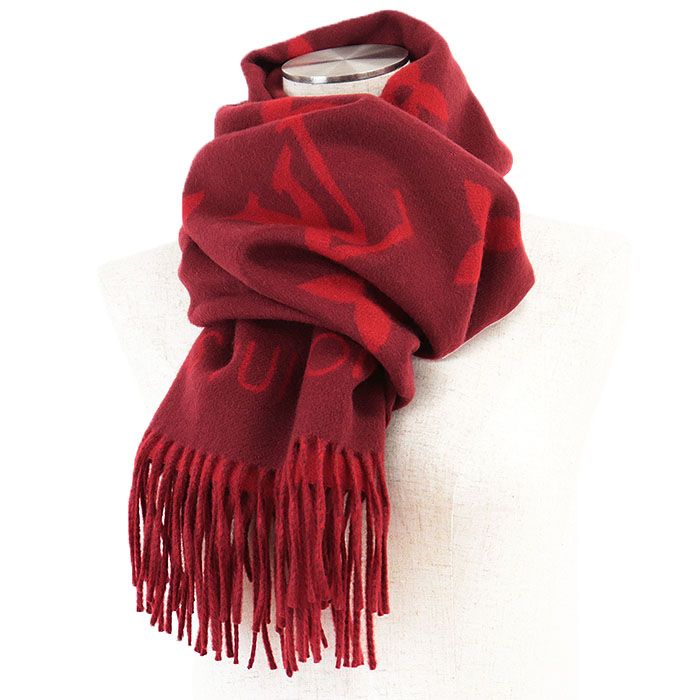 極美品 ルイヴィトン エシャルプレイキャビック モノグラム マフラー 美品 ルイヴィトン エシャルプレイキャビック モノグラム マフラー