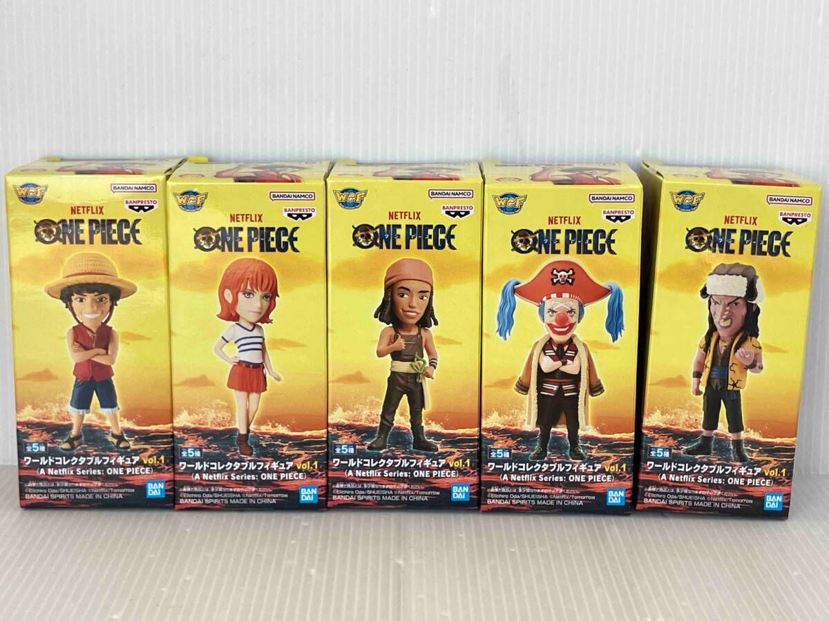 BANPRESTO - Netflix ワンピース ワールドコレクタブルフィギュア 全5種セット]バンプレスト A Netflix Series:ONE PIECE ワｰルド