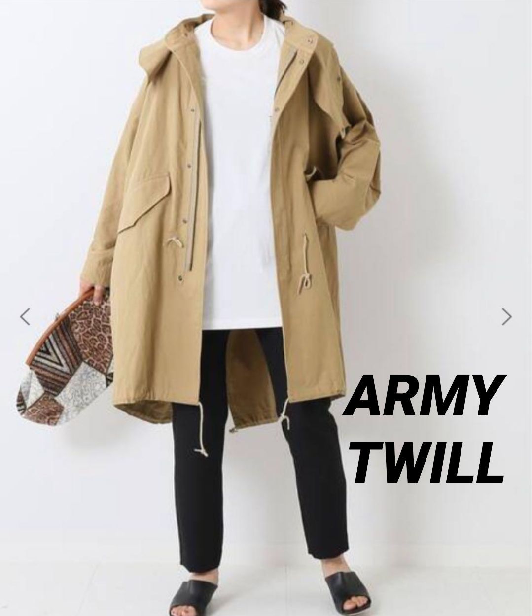 ARMY TWILL】別注フィッシュテールコート【2021AW】 - Y's STORE