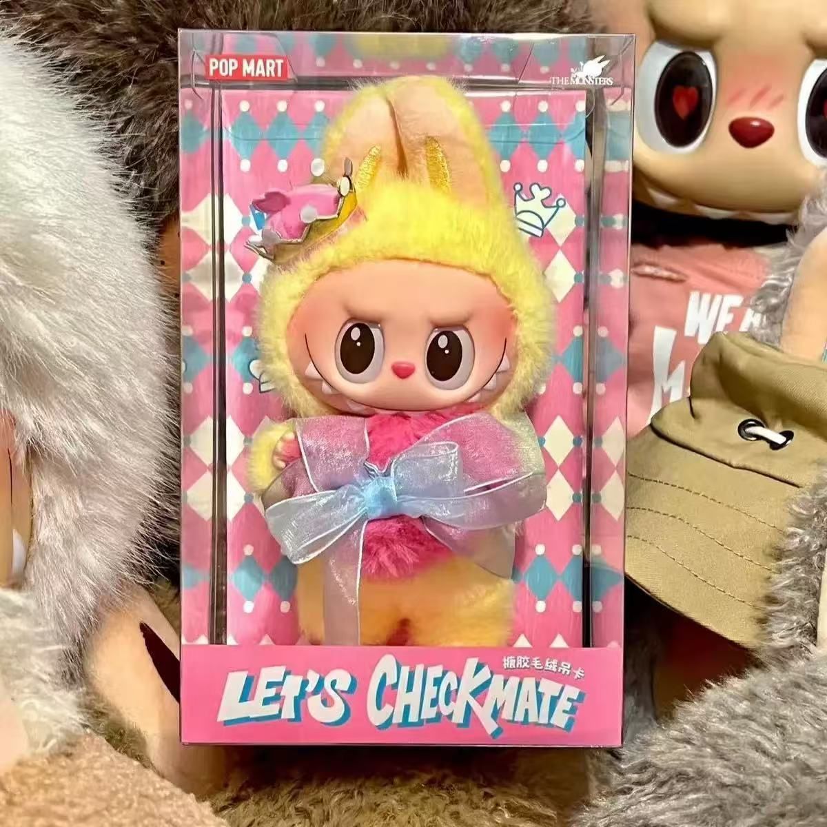Amazon | POP MART THE MONSTERS Let's Checkmate ぬいぐるみ