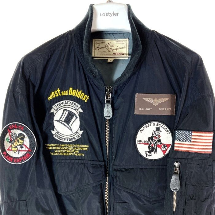 RECON AVIREX フライトジャケット ウェザーウォッチャー MA-1 AVIREX
