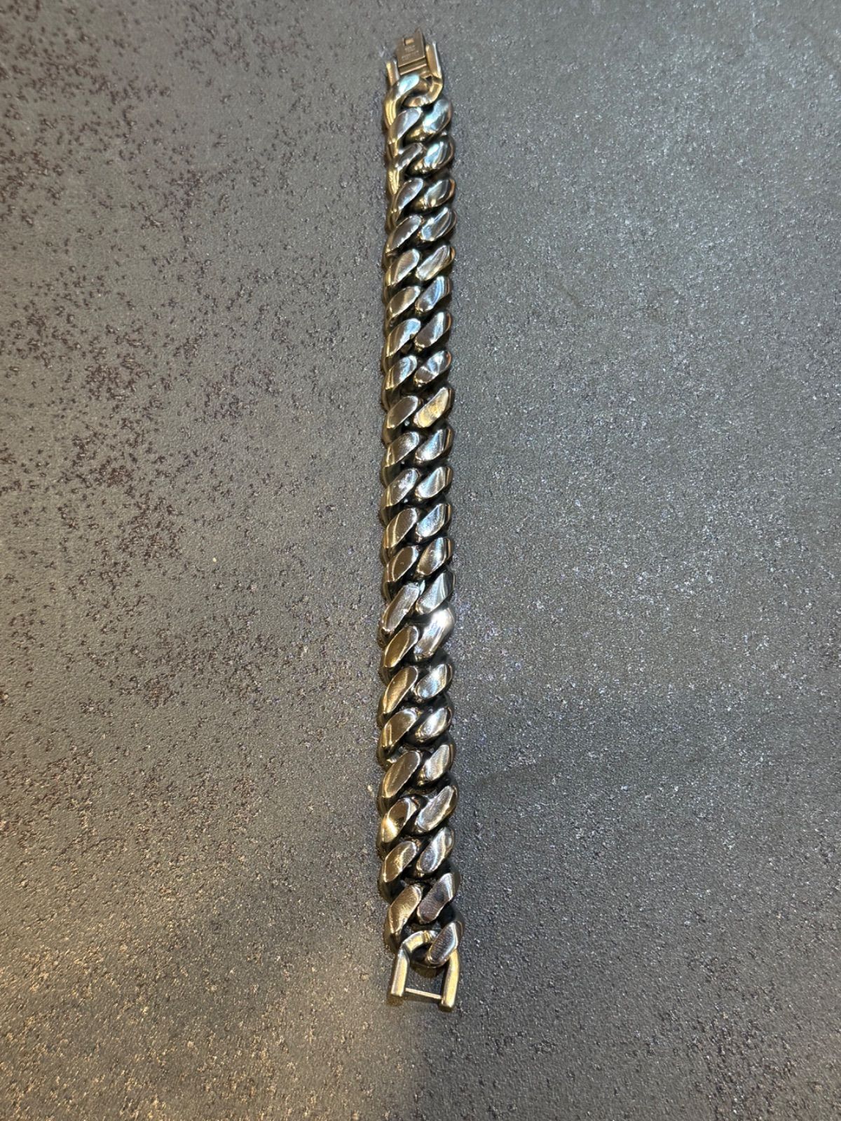 ステンレス製喜平 マイアミキューバンチェーンブレスレット