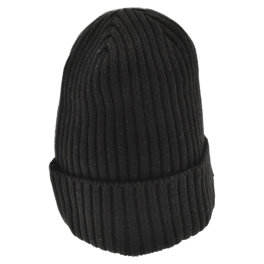 22FW購入先Supreme Ribbed Beanie Black リブ ビーニー ブラック