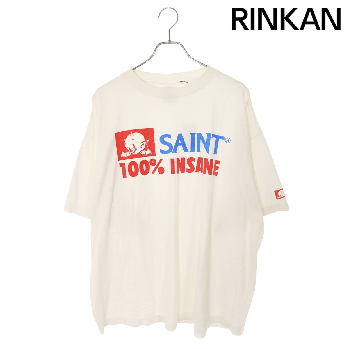 セントマイケル 25SS SM-HR8-0000-026 INSANEプリントTシャツ
