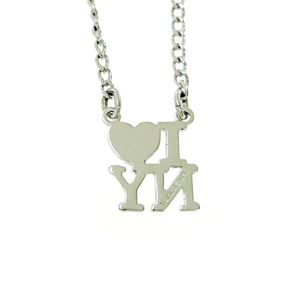 中古】TIFFANY&Co. ティファニー シルバー I LOVE NY ネックレス 3.3g