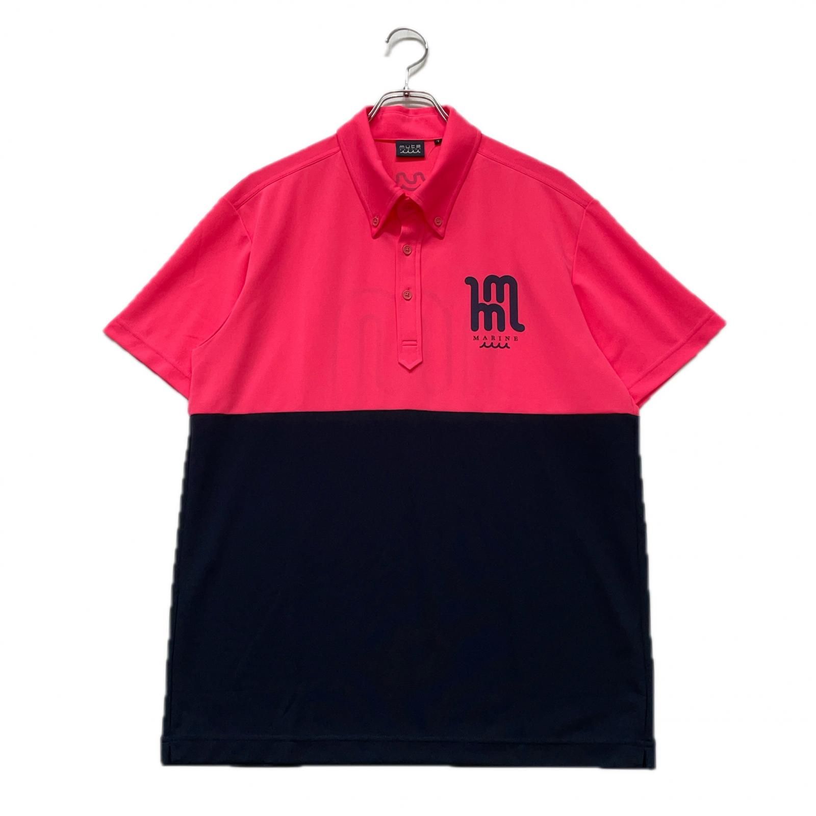 【新品未使用】　MUTA MARINE ピンクポロシャツ 8番　サイズS muta MARINE BICOLOR MM ポロシャツ [全4色] – muta Online Store