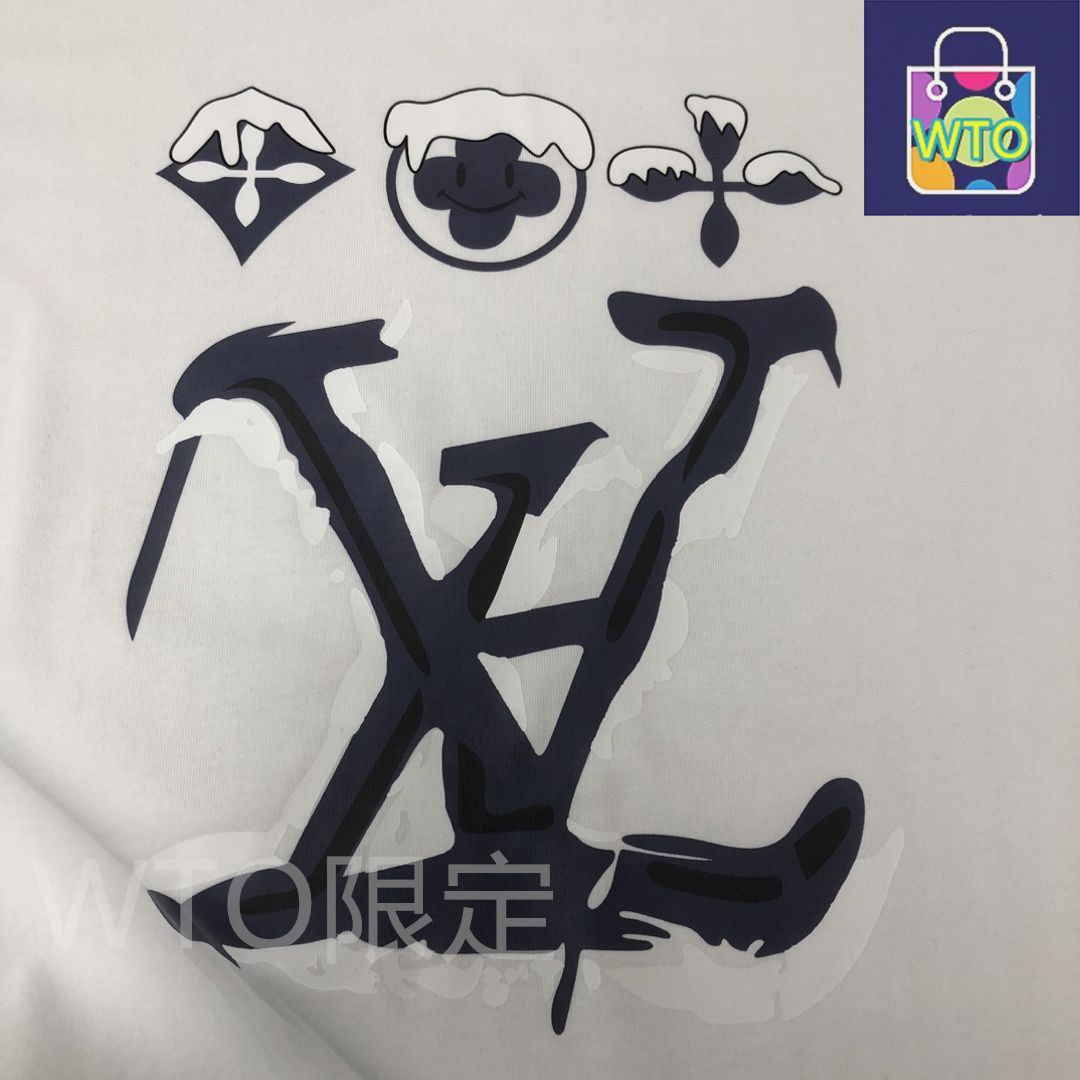 本日限定特価】Louis Vuitton 春夏 ロゴプリントTシャツ [本日