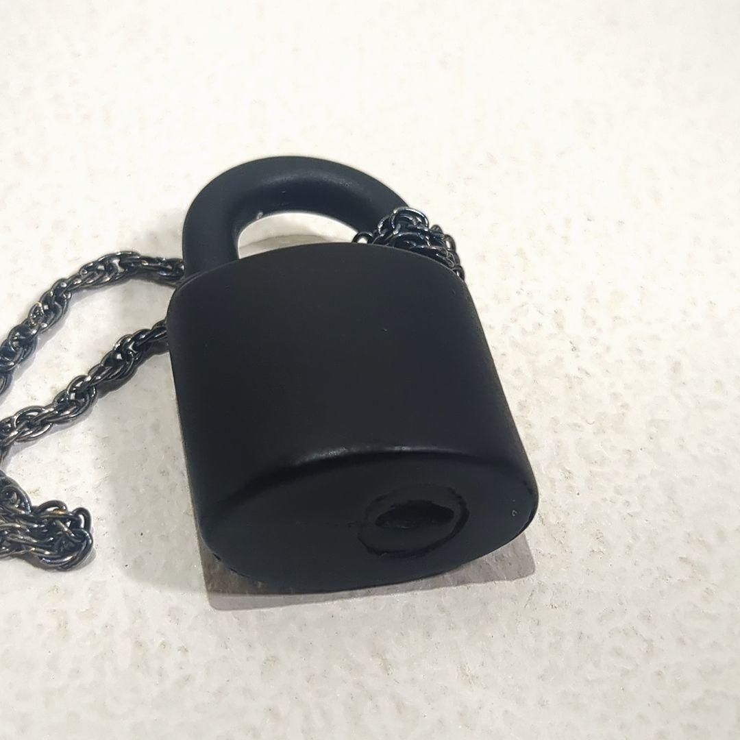 【DUSTCELL】 ロゴマークパドロックネックレス DUSTCELL ダストセル ロゴマーク パドロック ネックレス DAWN 神椿