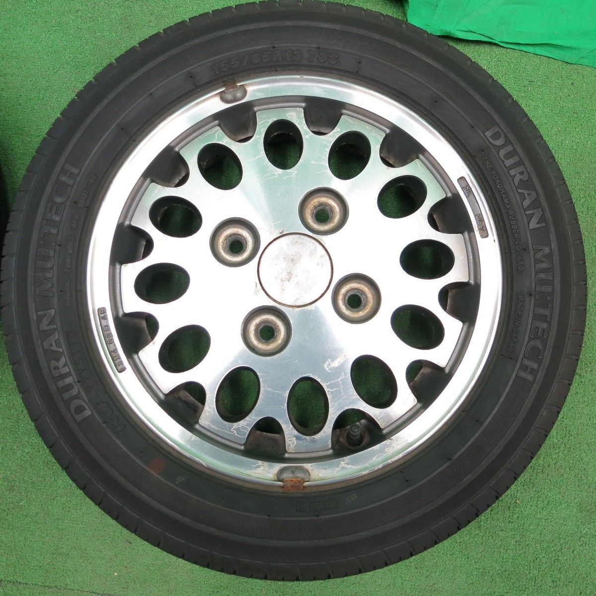 送料無料* 4本価格☆旧車 スズキ CR22S アルト ワークス 純正 155 