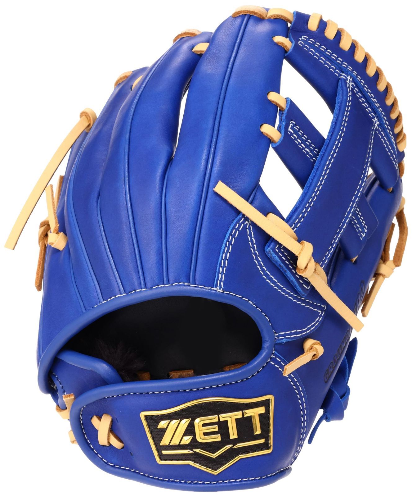 【特価】ゼット(ZETT) 少年軟式 グラブ グランドヒーロー オールラウンド用 ロイヤルブルー×パステルブラウン 右投げ用 サイズ:S BJGB76420