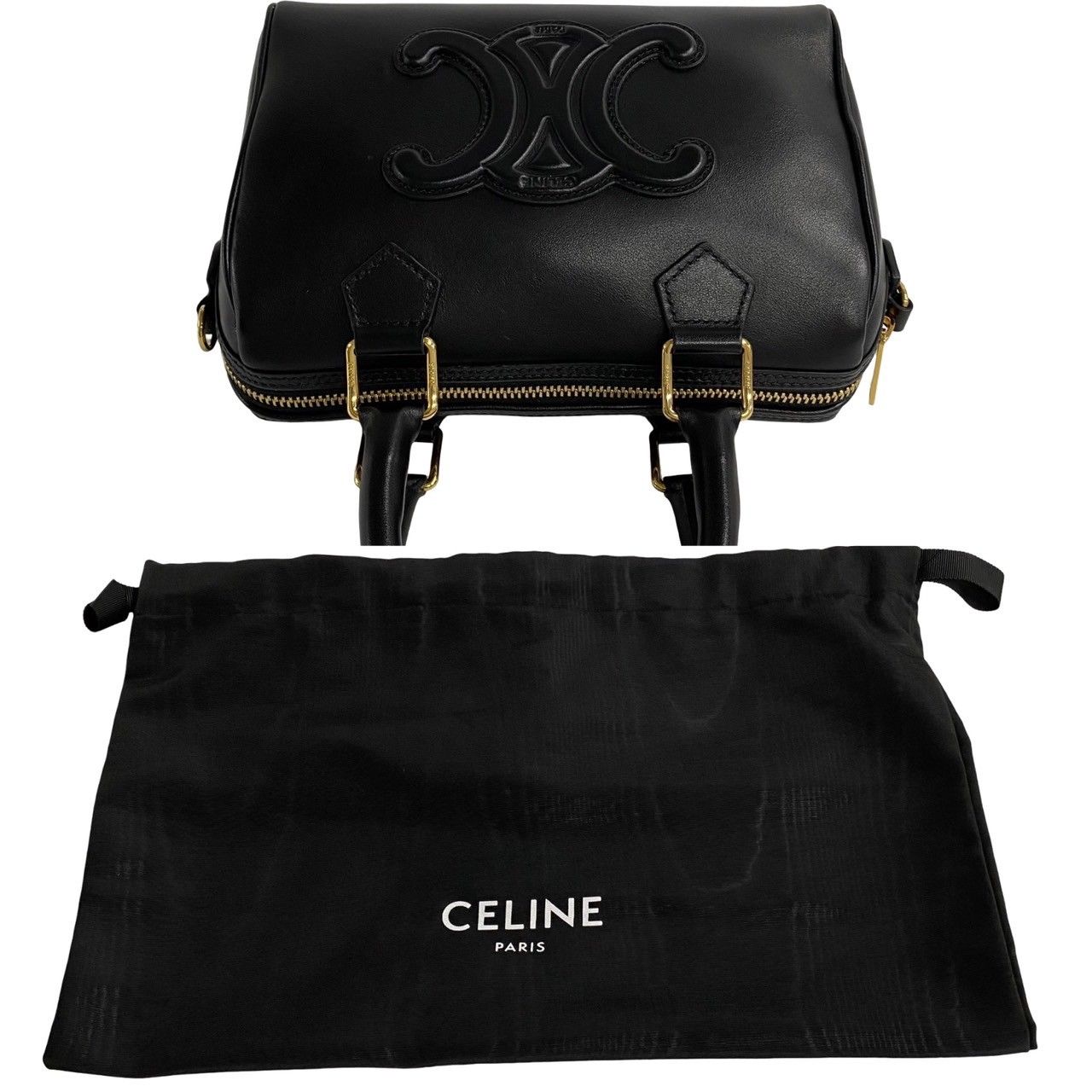 未使用保管品 保存袋付 CELINE セリーヌ キュイル トリオンフ