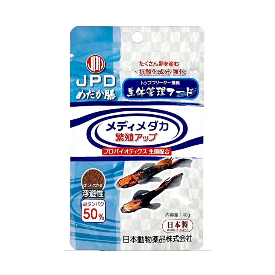 ニチドウ めだか膳 メディメダカ繁殖アップ 40g プロバイオ