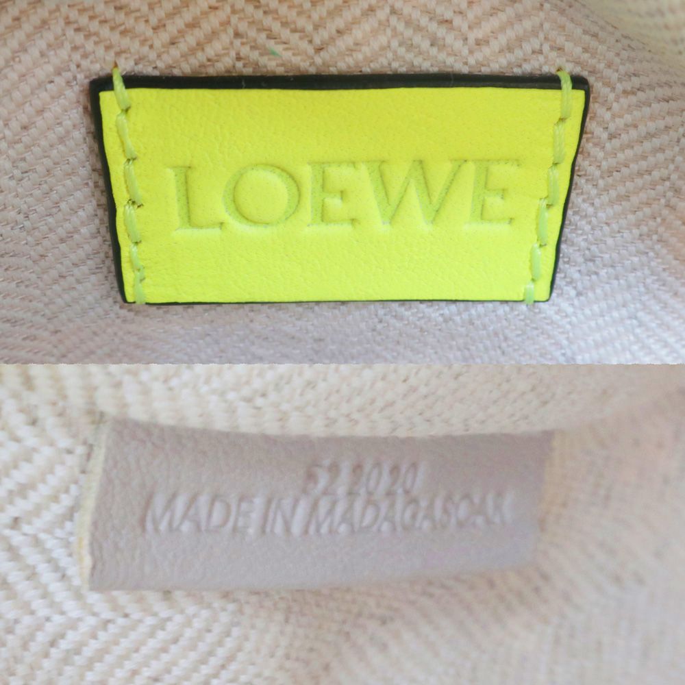 名東】【LOEWE】ロエベ ラフィア ショルダーバッグ ポシェット