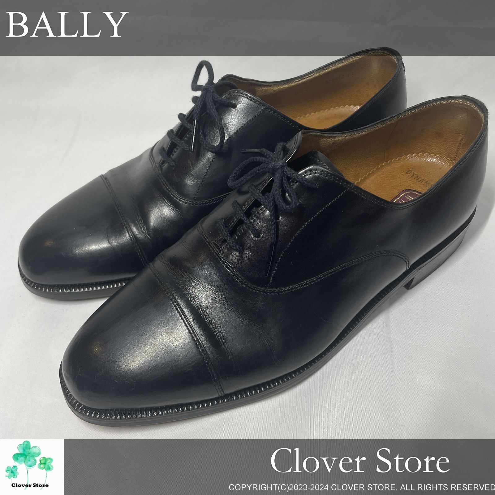 ABランク】 BALLY バリー レザーシューズ 8.5 26.5cm PARAWET ビジネス 