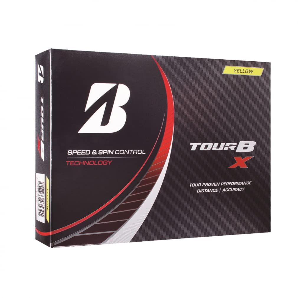 ブリヂストン(BRIDGESTONE) ゴルフ 1ダース(12球入) 公認球 22TOUR B X イエロー