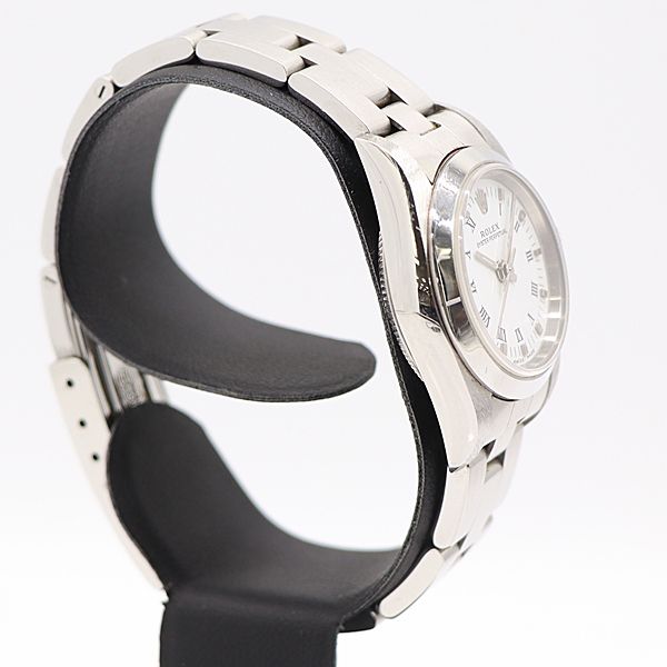 デッドストック級 稼働 ロレックス オイスターパーペチュアル24 76080 P211599 AT 白文字盤 レディース腕時計 0294030 10NBT KMR ABC16826