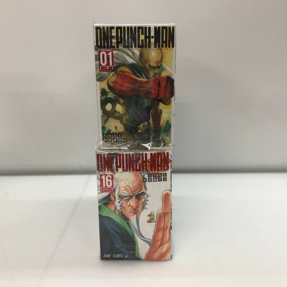 （美品）ワンパンマン 1～16巻セット　ONE / 村田雄介　帯付きあり 初版あり One Punch-Man ワンパンマン ONE 村田雄介 16冊 : ワン