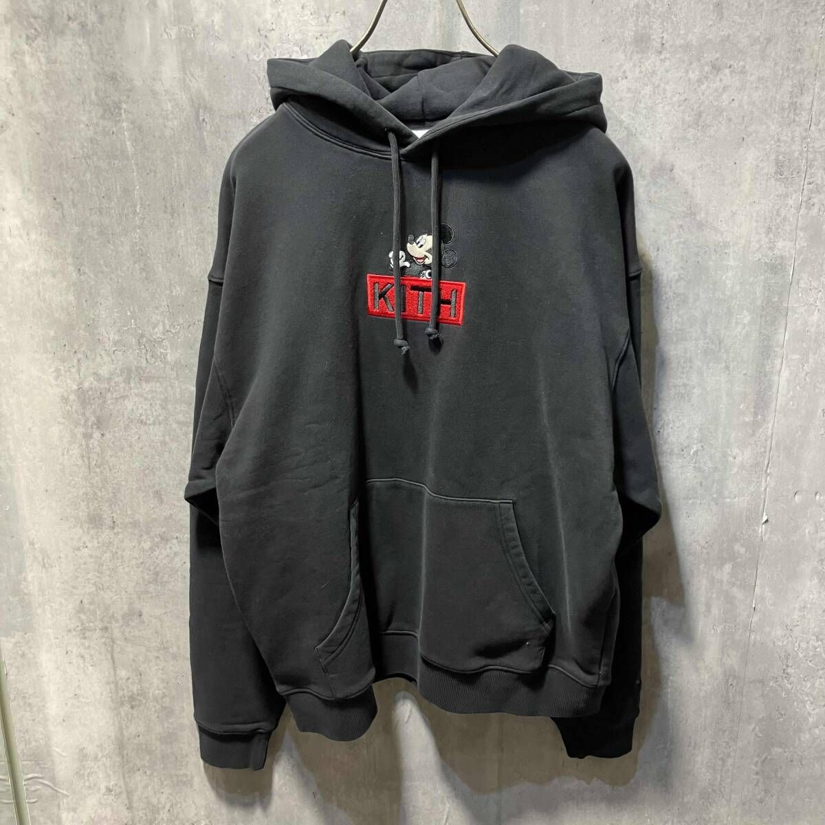 KITH×DISNEY disney mickey box hoodie ディズニーミッキーボックスロゴ パーカー Sサイズ キス