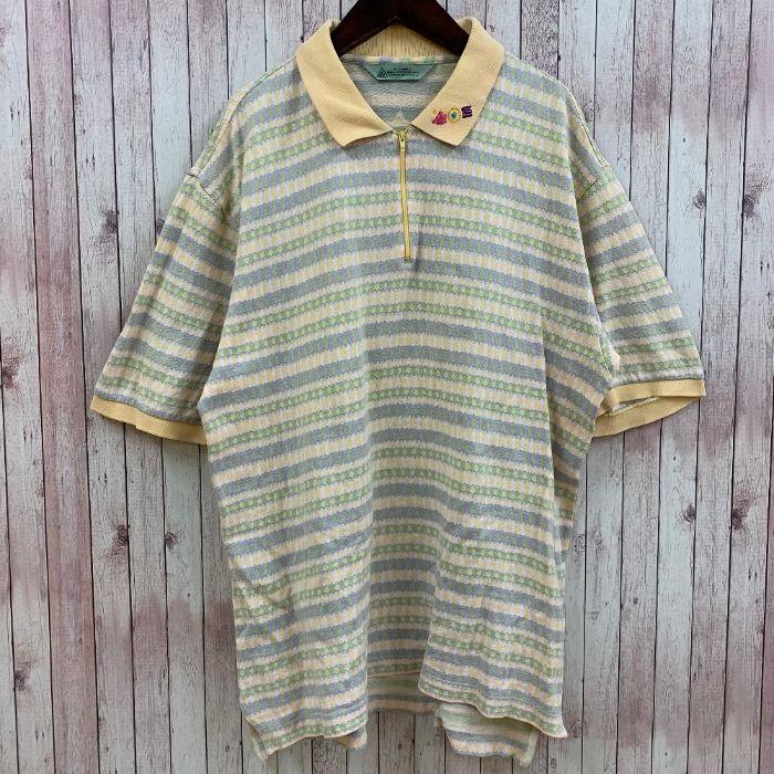 J's JUMBO ジャンボ尾崎 総柄 ポロシャツ 花柄 刺繍 サイズXL 【公式