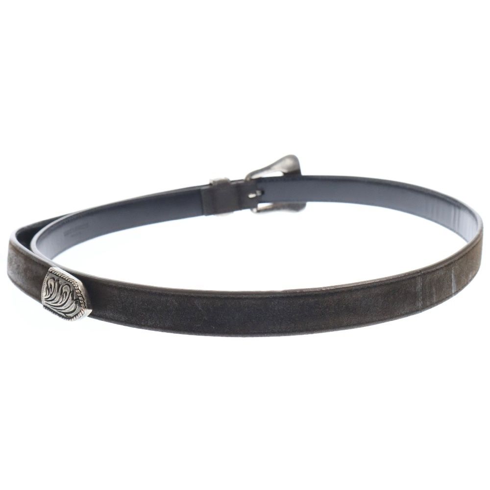 saint laurent paris ウエスタンスエード レザーベルト SAINT LAURENT PARIS (サンローランパリ) Western Buckle Leather Belt