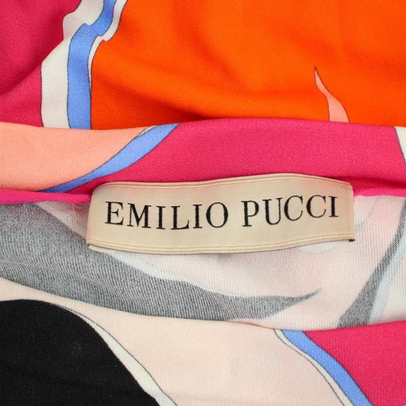 エミリオプッチ EMILIO PUCCI ワンピース 長袖 ひざ丈 タイト プッチ柄