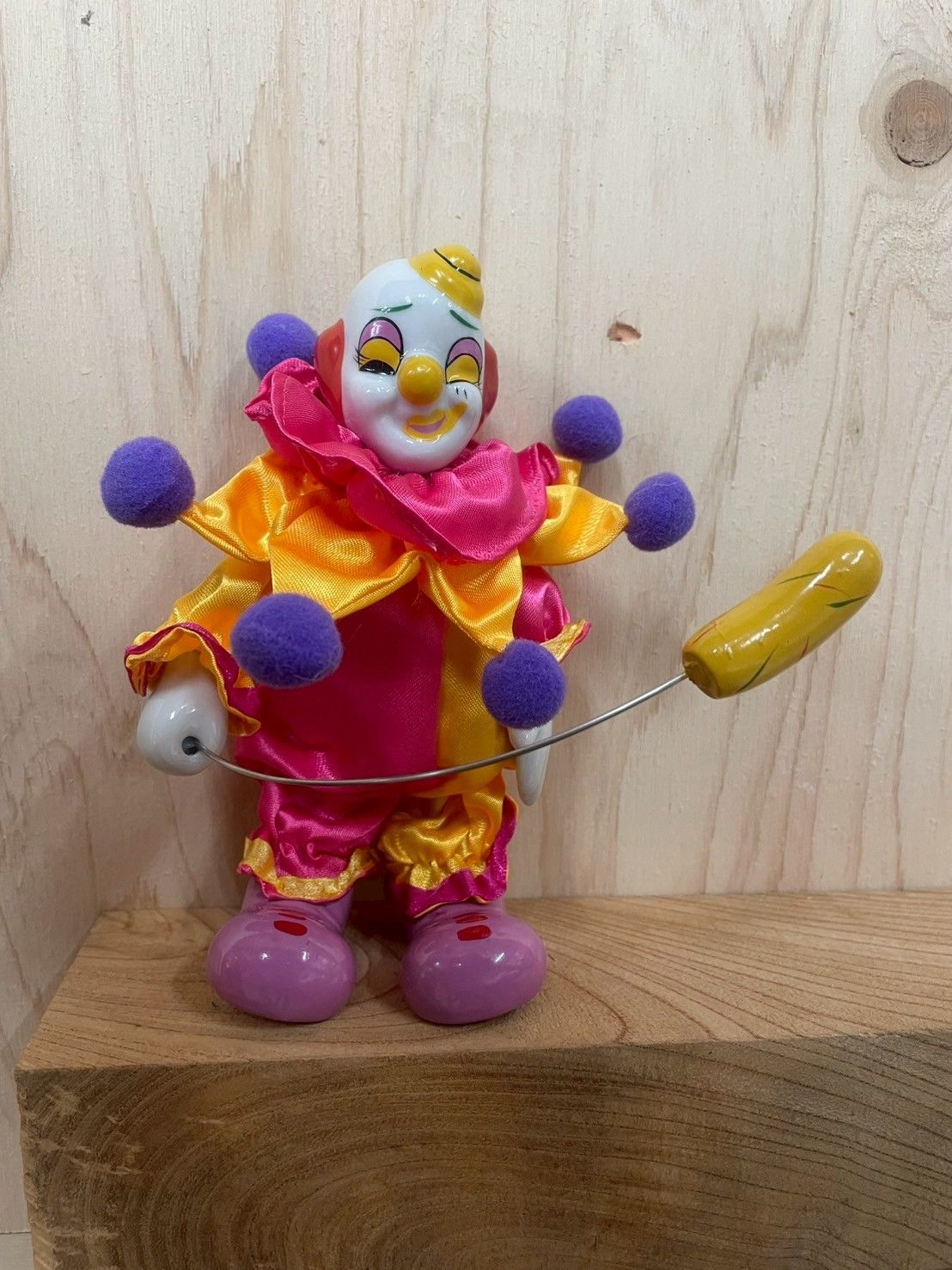 インテリア小物 ピエロ人形 ランダム3点セット 陶器 ②