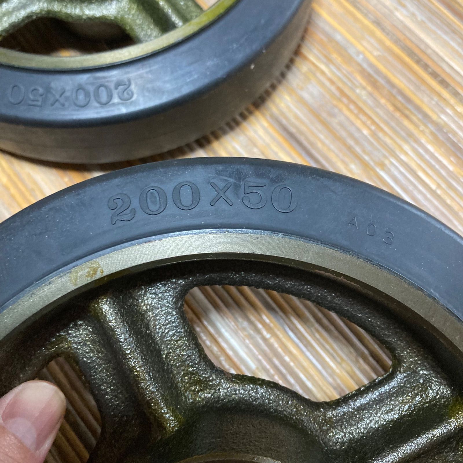  HAMMER CASTER 4本セット キャスター 特大サイズ 台車 DIY 工具