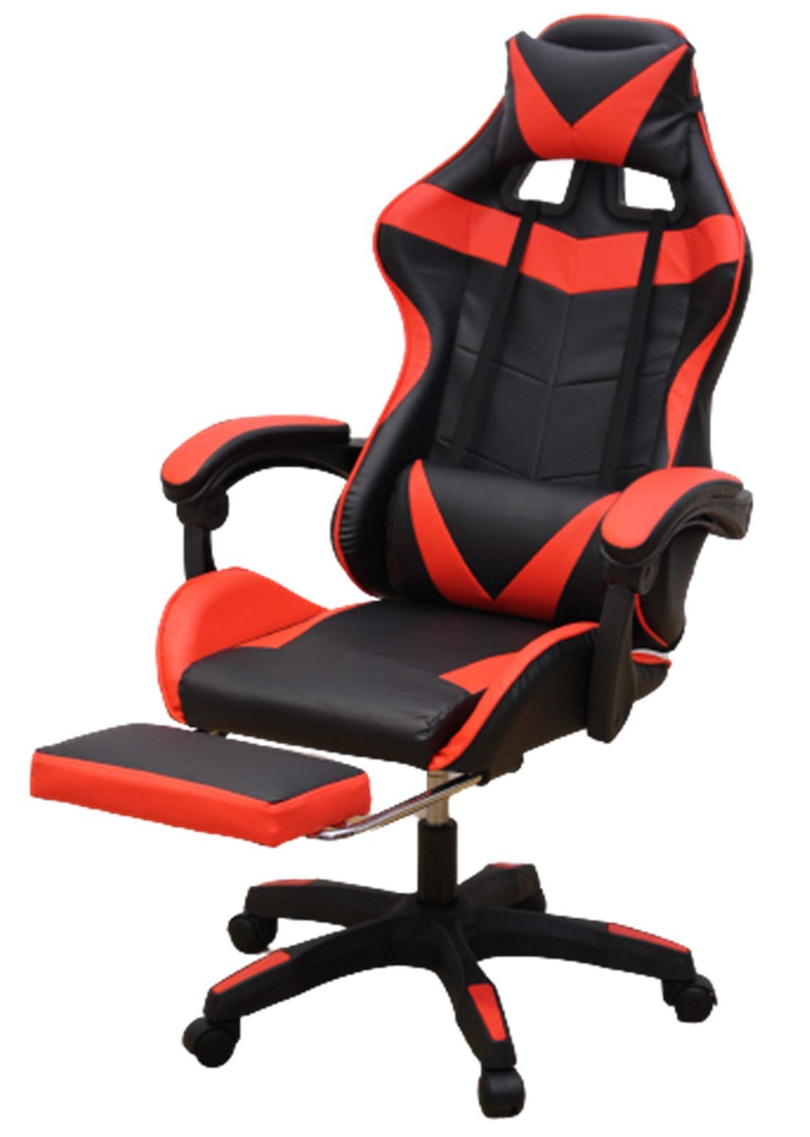 在庫処分 ビータ Vita ゲーミングチェア オフィスチェア フットレスト付 レッド