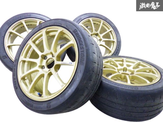 ヨコハマ ADVAN アドバン RS ホイール 17インチ 8.5J +50 PCD114.3 5穴 4本 245/40R17 GDB インプレッサ GRB GRF VAB STI WRX  棚1G21