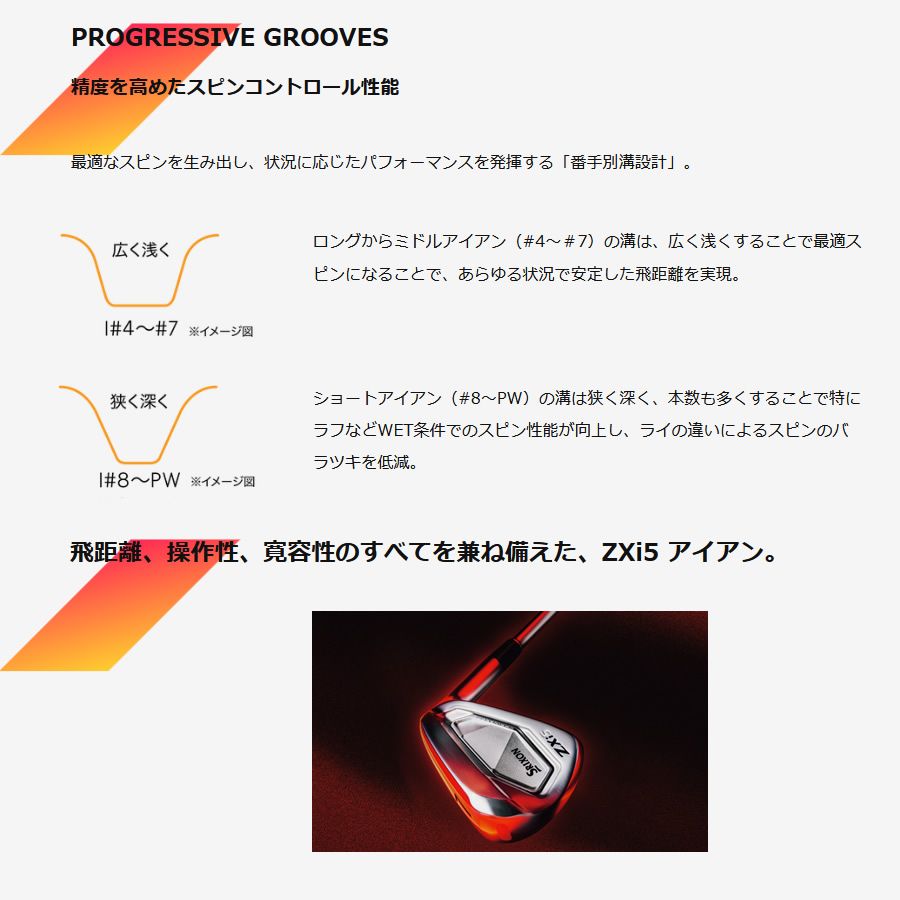 新品特注 ダンロップ スリクソン ZXi5 #5-PW 6本 アイアンセット